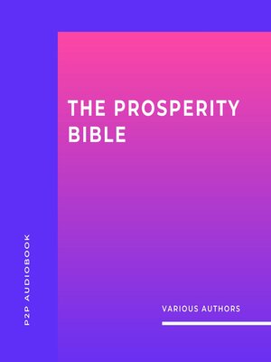 cover image of The Prosperity Bible (Unabridged)